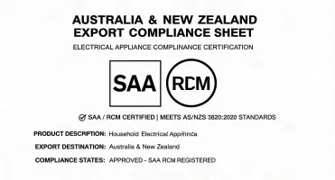SAA RCM certification mark